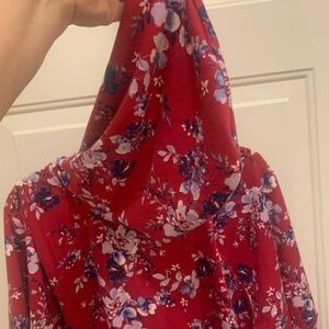 Pioneer Woman Floral Sweatshirt with front pocket and hood. New without tags.